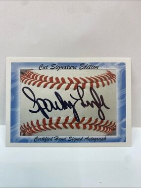 Sparky Lyle Yankees In Person Autograph (089)